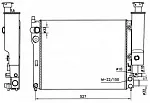 Радиатор охлаждения двигателя NRF BS89726