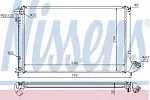 Радиатор охлаждения двигателя NISSENS BS90976