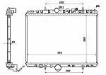 Радиатор охлаждения двигателя NRF BS90084