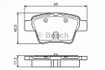 Тормозные накладки BOSCH BS147718