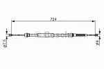 Трос ручника BOSCH BS150641