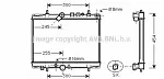 Радиатор охлаждения двигателя AVA BS90143