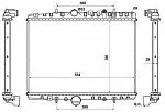 Радиатор охлаждения двигателя NRF BS90270