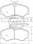 Тормозные накладки A.B.S. BS146305