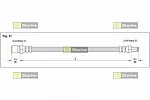 Тормозной шланг STARLINE BS132541