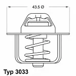 Термостат WAHLER BS54743