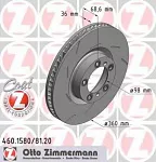 Тормозной диск ZIMMERMANN BS140253