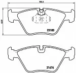Тормозные накладки BREMBO BS149354 Тормозные накладки BREMBO BS149354