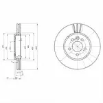 Тормозной диск DELPHI BS139432