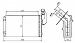 Радиатор печки NRF BS118103