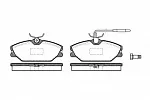 Тормозные колодки REMSA Передние BS143658