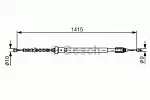 Трос ручника BOSCH BS151419