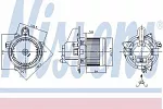 Вентилятор отопителя NISSENS BS116499