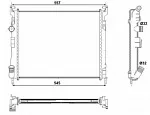 Радиатор охлаждения двигателя NRF BS89988