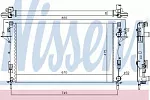 Радиатор охлаждения двигателя NISSENS BS90418