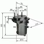 Топливный фильтр BOSCH BS173858