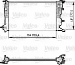 Радиатор охлаждения двигателя VALEO BS91554