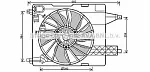 Вентилятор радиатора AVA BS62721