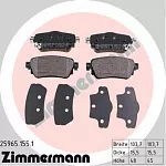Тормозные накладки ZIMMERMANN BS149281