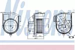 Вентилятор отопителя NISSENS BS116209