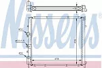 Радиатор охлаждения двигателя NISSENS BS90293