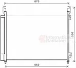 Радиатор кондиционера VAN WEZEL BS98969