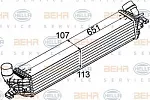 Интеркулер HELLA BS66576