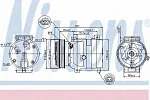 Компрессор кондиционера NISSENS BS97539