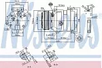 Компрессор кондиционера NISSENS BS97711