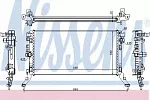 Радиатор охлаждения двигателя NISSENS BS92376 Радиатор охлаждения двигателя NISSENS BS92376