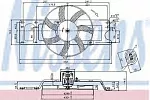 Вентилятор радиатора NISSENS BS62303
