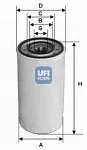 Масляный фильтр UFI BS171685