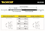 Амортизатор багажника (ремкомплект) MONROE BS101144