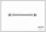 Тормозной шланг CORTECO BS132867 Тормозной шланг CORTECO BS132867