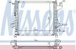 Радиатор охлаждения двигателя NISSENS BS91133