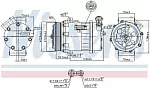 Компрессор кондиционера NISSENS BS97702