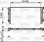 Радиатор охлаждения двигателя VALEO BS91313