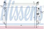 Радиатор охлаждения двигателя NISSENS BS91394