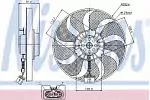 Вентилятор радиатора NISSENS BS62332