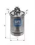 Топливный фильтр UFI BS173480 Топливный фильтр UFI BS173480