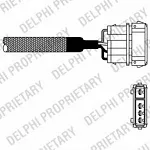 Кислородный датчик (лямбда-зонд) DELPHI BS52467