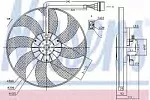 Вентилятор радиатора NISSENS BS62307 Вентилятор радиатора NISSENS BS62307