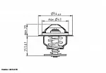 Термостат WAHLER BS54641