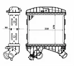 Интеркулер NRF BS66525