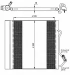 Радиатор кондиционера NRF BS98812