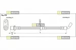 Тормозной шланг STARLINE BS134667