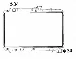 Радиатор охлаждения двигателя NRF BS90425