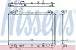 Радиатор охлаждения двигателя NISSENS BS91875 Радиатор охлаждения двигателя NISSENS BS91875