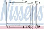 Радиатор охлаждения двигателя NISSENS BS92127