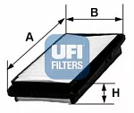 Воздушный фильтр UFI BS167783